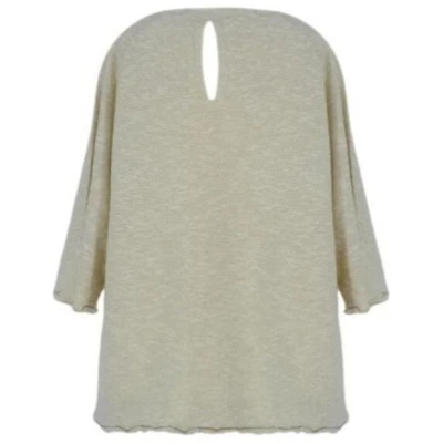 CON_STANT Pullover 1/2-Arm 50% Baumwolle (kbA), 33% Leinen, 17% Seide (peacesilk)