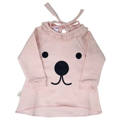 CORA happywear Baby Sweatshirt aus Bio-Baumwolle "Julia" rosa
