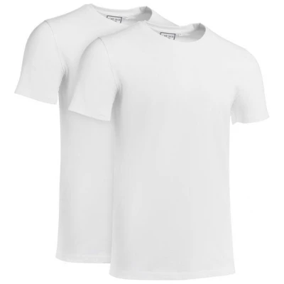 COREBASE Doppelpack / Basic T-Shirt / 100% Baumwolle (Bio) / Rundhals Ausschnitt