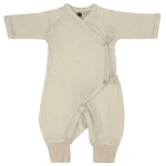 Caico Cotton Baby Strampler 100%BioBaumwolle/GOTS/Girl/Beige