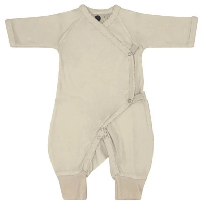 Caico Cotton Baby Strampler 100%BioBaumwolle/GOTS/Girl/Beige