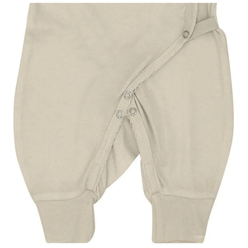 Caico Cotton Baby Strampler 100%BioBaumwolle/GOTS/Girl/Beige