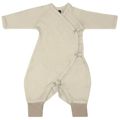 Caico Cotton Baby Strampler 100%BioBaumwolle/GOTS/Unisex/Beige
