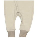 Caico Cotton Baby Strampler Overall 100% BioBaumwolle GOTS Girl Beige