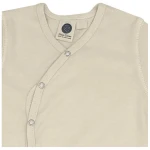 Caico Cotton Baby Strampler Overall 100% BioBaumwolle GOTS Unisex Beige