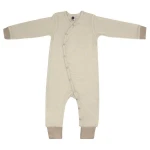 Caico Cotton Baby Strampler Overall 100% BioBaumwolle GOTS Unisex Beige