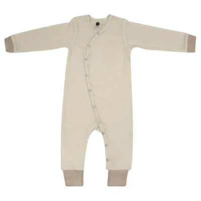 Caico Cotton Baby Strampler Overall 100% BioBaumwolle GOTS Unisex Beige
