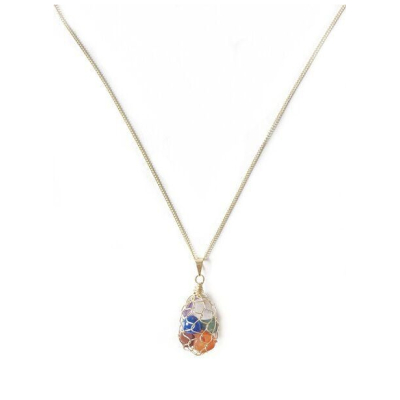 Chakra Reiki Halskette von Crystal and Sage