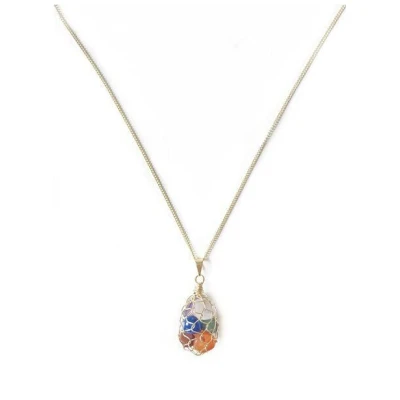 Chakra Reiki Halskette von Crystal and Sage