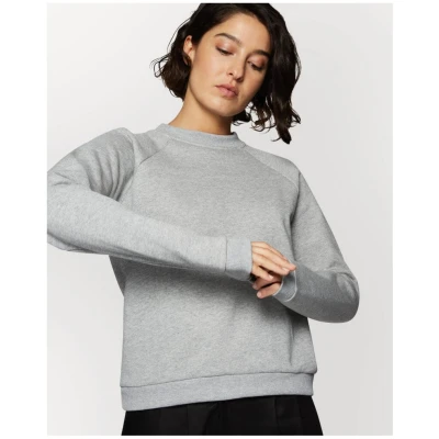 CharlieMary Damen vegan Greta Pullover Grau