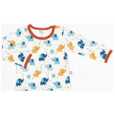 Cheeky Apple Bio Baby-Langarmshirt "Babyelefant"