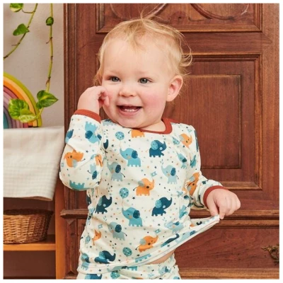 Cheeky Apple Bio Baby-Langarmshirt "Babyelefant"