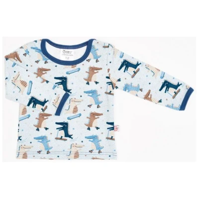 Cheeky Apple Bio Baby-Langarmshirt "Crocs on Wheels"