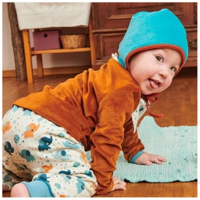 Cheeky Apple Bio Baby-Langarmshirt "Nicki Caramell"