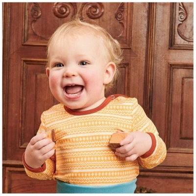 Cheeky Apple Bio Baby-Langarmshirt "Rhapsody"