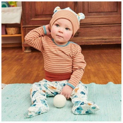 Cheeky Apple Bio Baby-Langarmshirt "Streifen"