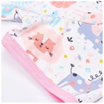 Cheeky Apple Kurzarm-Strampler "Mini Jungle Rose" aus Bio-Baumwolle
