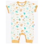 Cheeky Apple Kurzarm-Strampler "Ocean Party" aus Bio-Baumwolle