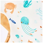 Cheeky Apple Kurzarm-Strampler "Ocean Party" aus Bio-Baumwolle