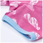 Cheeky Apple Kurzarm-Strampler "Wolken Vintage Rose" aus Bio-Baumwolle