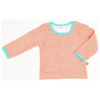 Cheeky Apple Langarm Baby-Shirt aus Bio-Baumwolle "Dotted Lines"