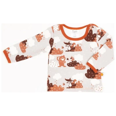 Cheeky Apple Langarm Baby-Shirt aus Bio-Baumwolle "Yo-yo"