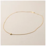 ChristinaPauls Slow jewellery Amia Punkt Kette in Gold und Silber