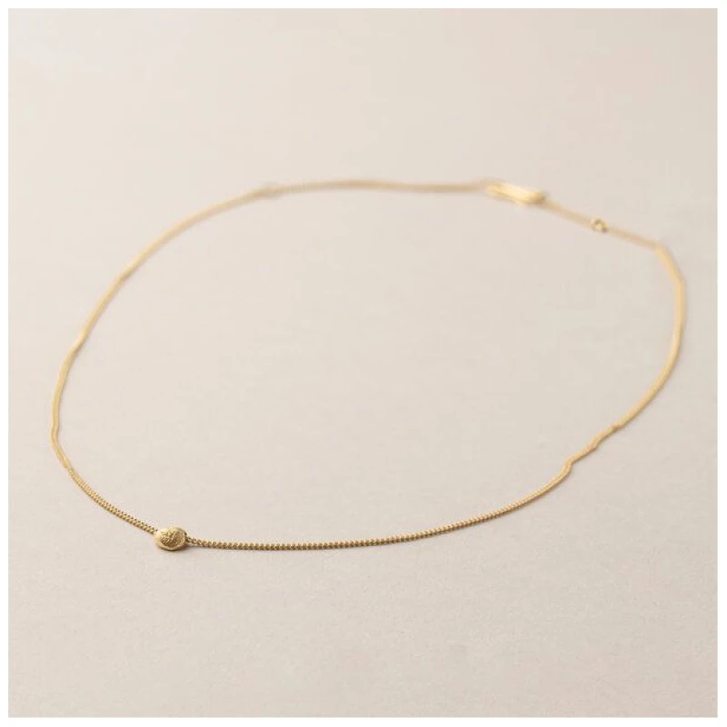 ChristinaPauls Slow jewellery Amia Punkt Kette in Gold und Silber