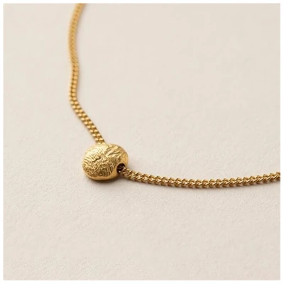 ChristinaPauls Slow jewellery Amia Punkt Kette in Gold und Silber
