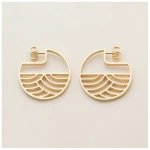 ChristinaPauls Slow jewellery Creole Kinki, groß in Gold und Silber
