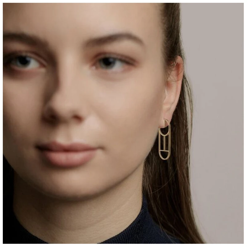 ChristinaPauls Slow jewellery Creole Tawa, klein in Gold und Silber