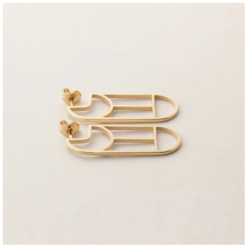 ChristinaPauls Slow jewellery Creole Tawa, klein in Gold und Silber