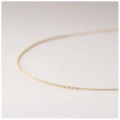 ChristinaPauls Slow jewellery Feine Gliederkette Mea in Gold und Silber