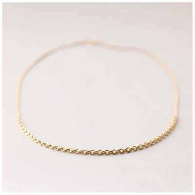 ChristinaPauls Slow jewellery Kurze Layering Kette Mea in Gold und Silber
