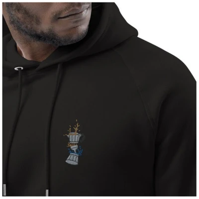 Coffee Fashion Espressokocher Boom | Bestickter Bio Baumwoll Hoodie