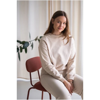 Common and Sense Damen vegan Pullover Noa Creme
