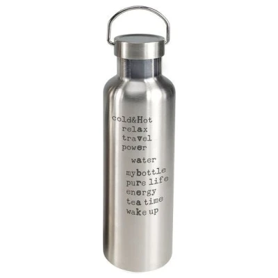 Contento ToGo Edelstahl Trinkflasche 750ml "Have a Break"