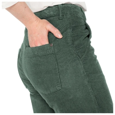 Cord-Culotte in A-Linie aus reiner Bio-Baumwolle, seegras 36