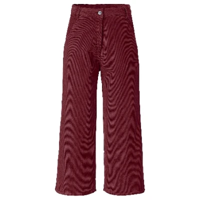 Cord-Culotte in A-Linie aus reiner Bio-Baumwolle, vino 36