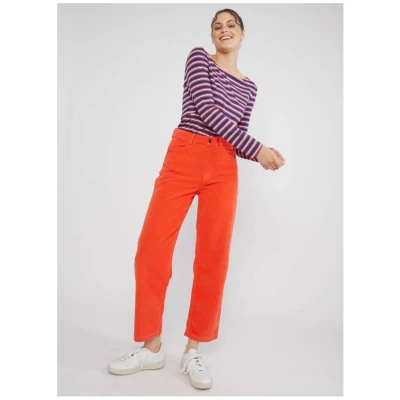 Cordhose High Waist Olotte
