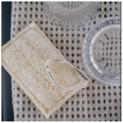 Croll & Denecke Luffa Spülschwamm mit Kordel