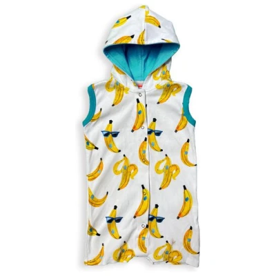 Curious Stories Strampler für Babys und Kinder aus Bio-Baumwolle mit Bananen Print