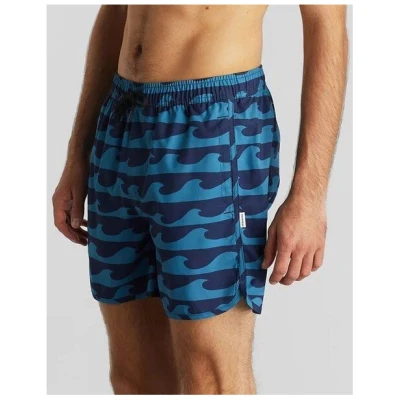 DEDICATED Badehose Waves - Blue