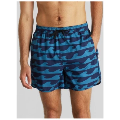 DEDICATED Badehose Waves - Blue