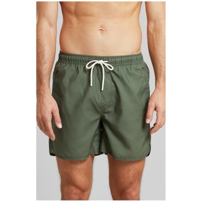 DEDICATED Herren vegan Badeshorts Laubgrün