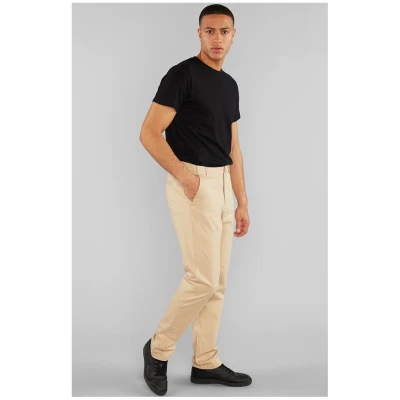 DEDICATED Herren vegan Chino Hose Sundsvall Safari Beige