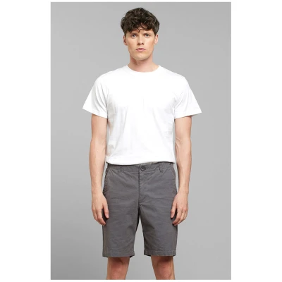 DEDICATED Herren vegan Chino Nacka Shorts Grau