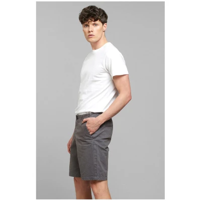 DEDICATED Herren vegan Chino Nacka Shorts Grau