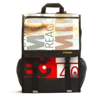 DEMANO Rucksack aus recycelten Bannern Verdi L