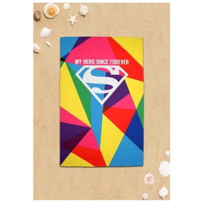 DOGO WB Mare Strandtuch - My Hero Since Forever Superman